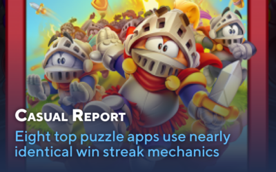 Eight Top Puzzle Apps Use Nearly Identical Win Streak Mechanics: Casual Report